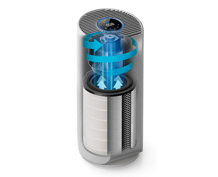 philips air purifier clean the pre filter